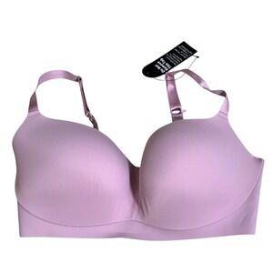 EBY Seamless Only Bra Womens Size SDD Lavender Purple Molded Cup Wire-Free
